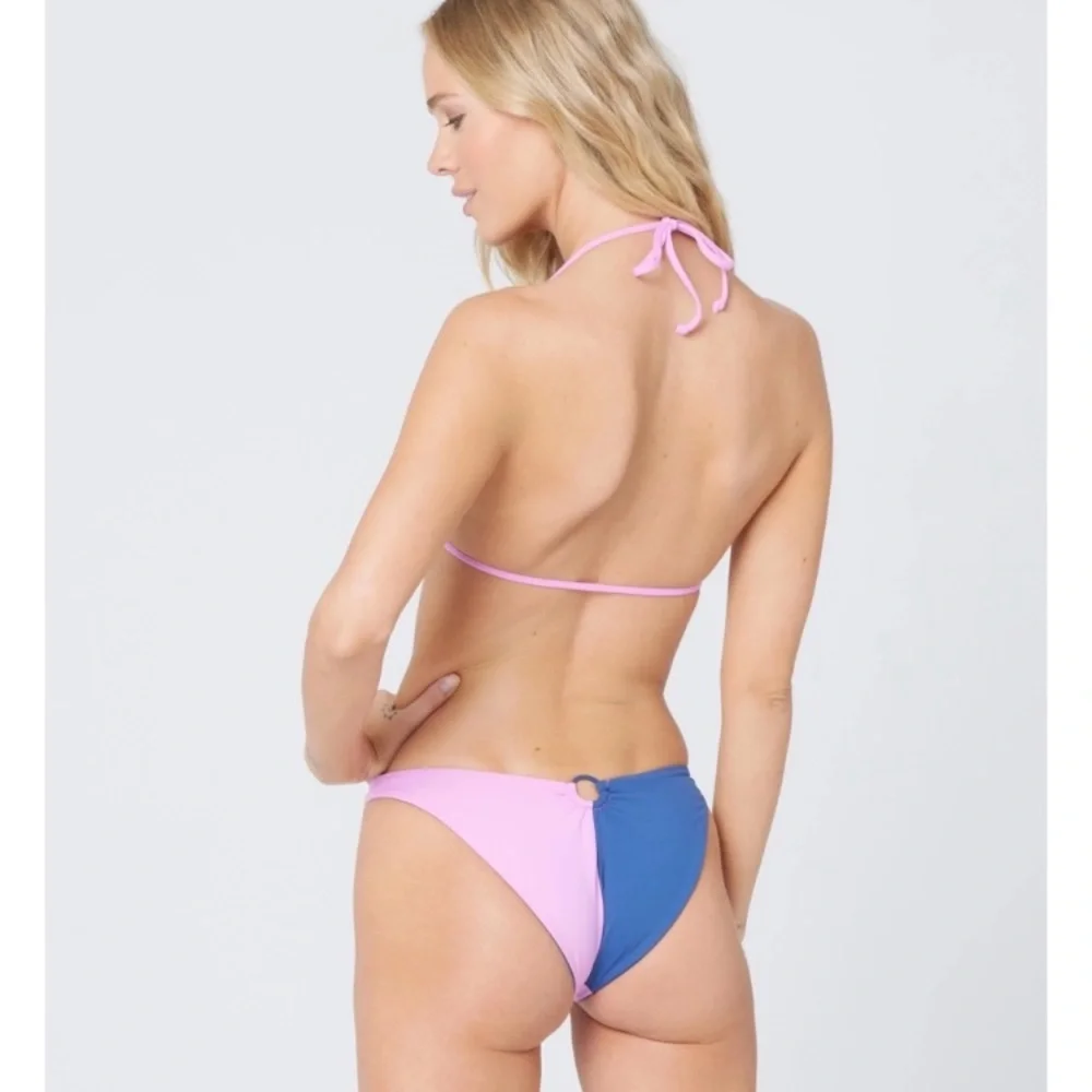 L*Space Colorblock Ring Freddie Bikini Top | Mercury Classic Bottom